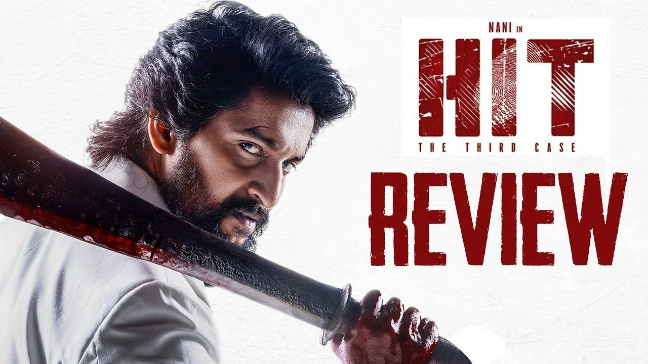 HIT 3 First Review with Nani holding a bloody bat