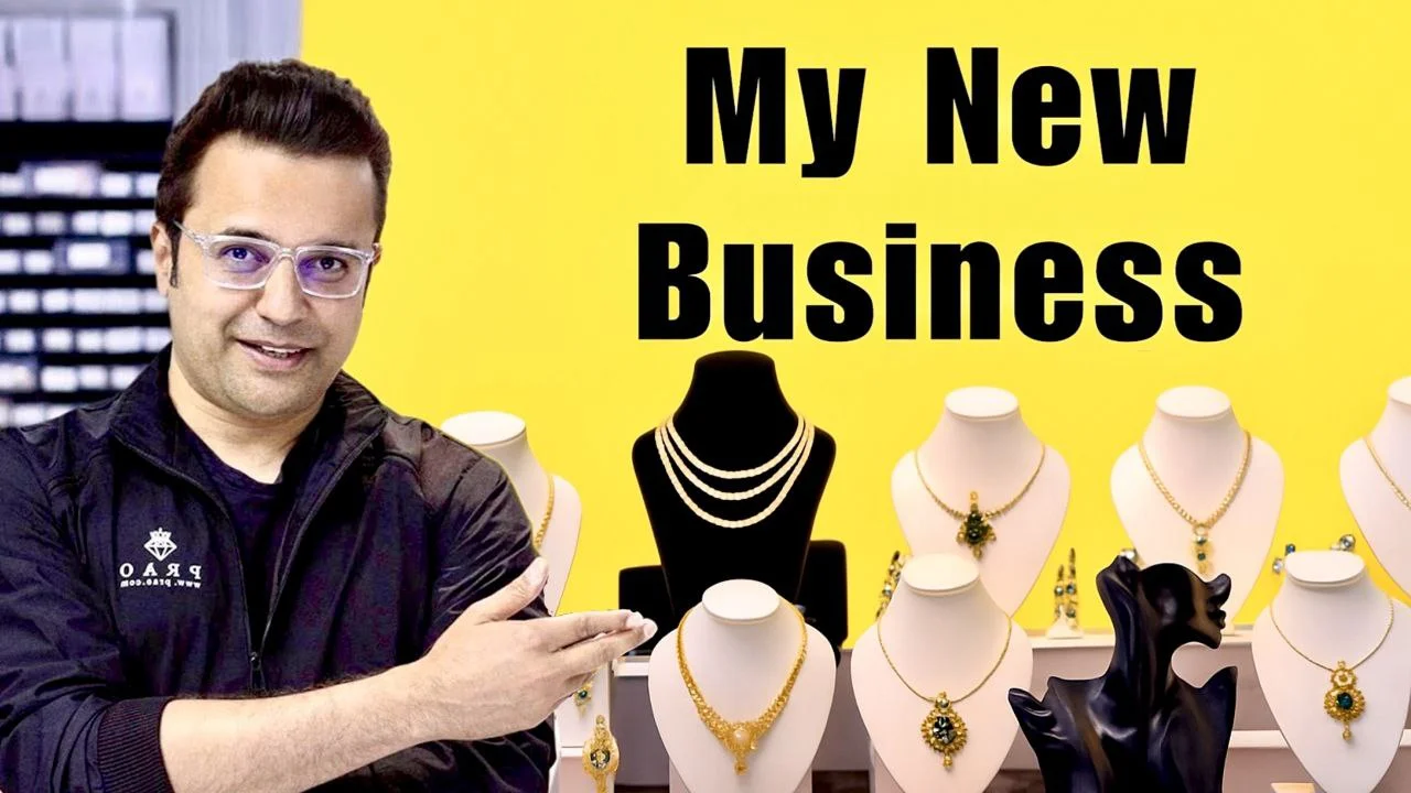Sandeep Maheshwari promoting new business PO.com with fashion jewelry